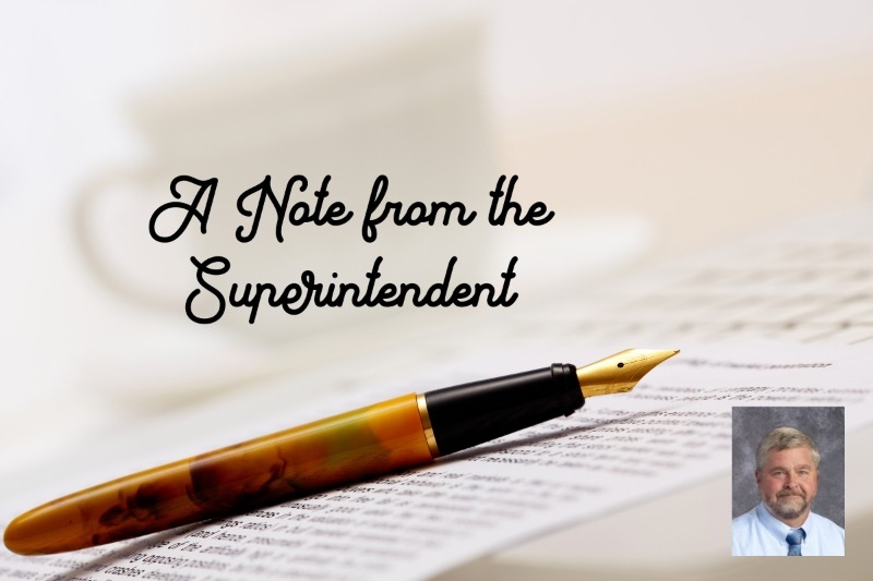 Treynor CSD A Note from the Superintendent